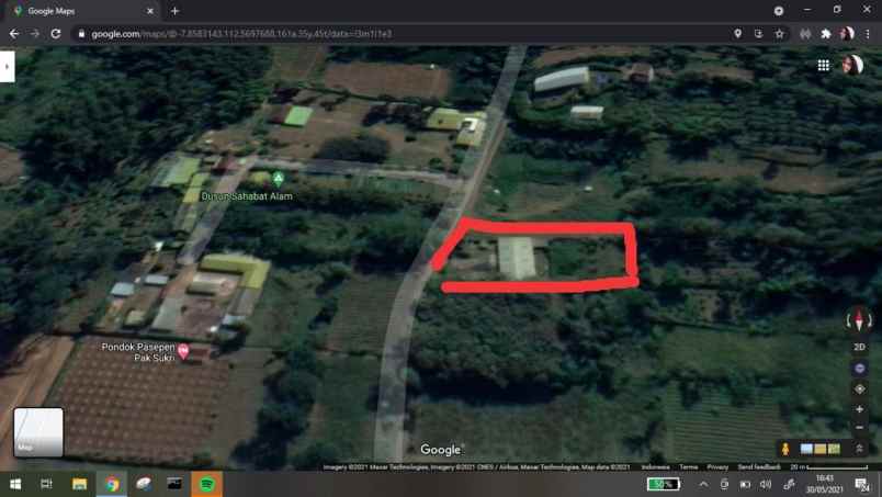 dijual tanah di karangploso malang