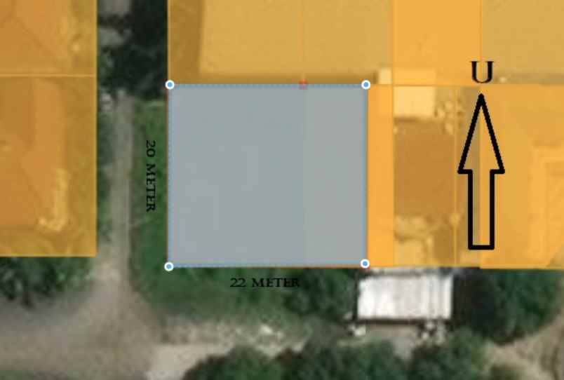 dijual tanah harapan indah 1 kota