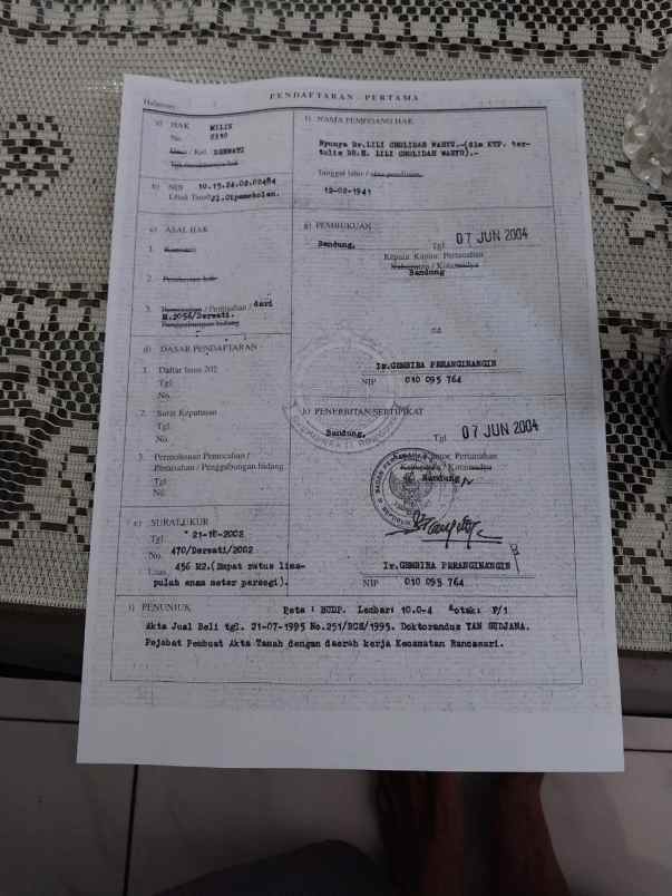 dijual tanah jl ciipamokolan rancasari