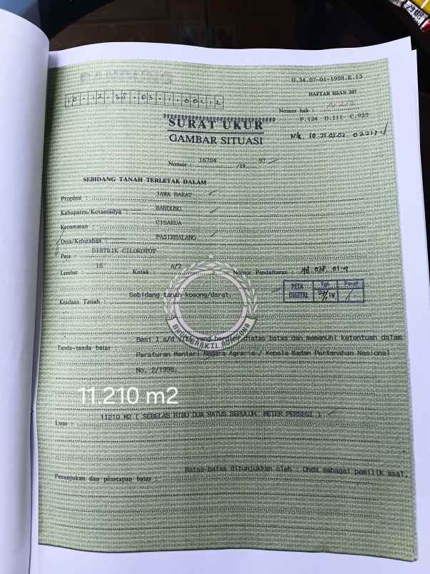 dijual tanah jl h gofur cilame