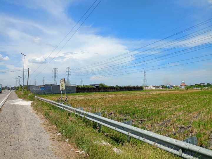 dijual tanah jl raya by pass mojokerto