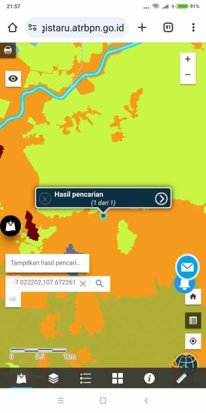 dijual tanah jl raya laswi