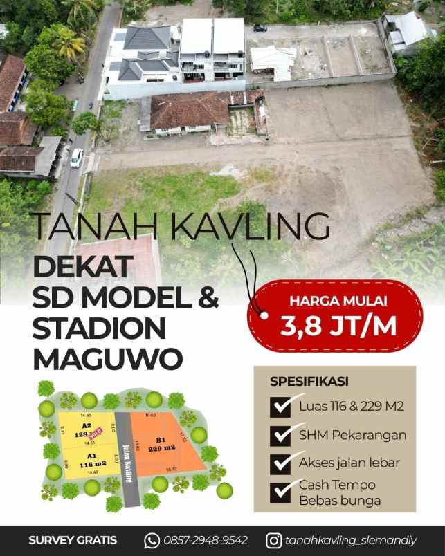 dijual tanah karanganyar wedomartani