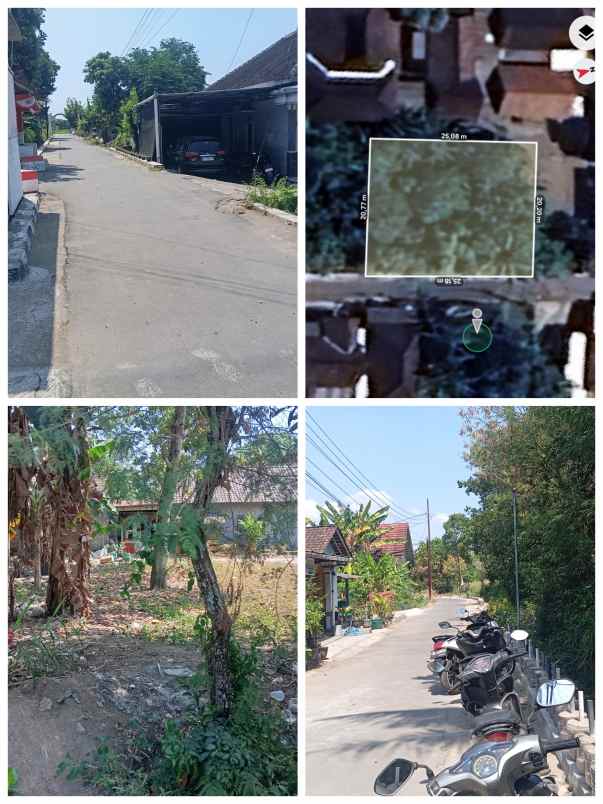 dijual tanah mojosongo boyolali