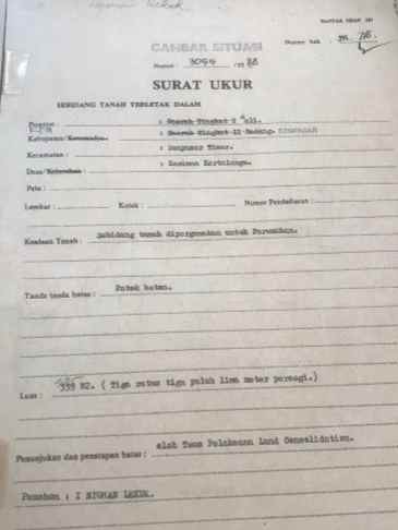 dijual tanah sekar tunjung