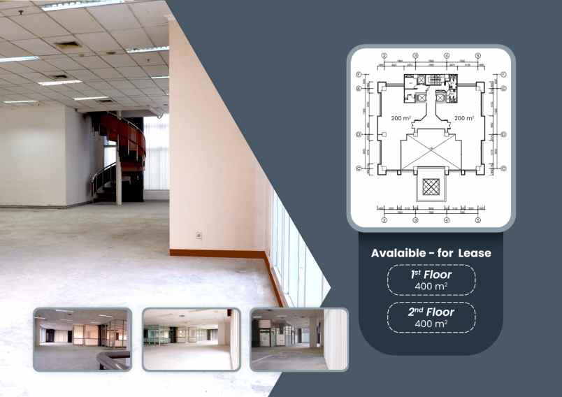 disewakan ruang kantor dekat departemen keuangan