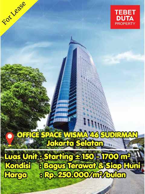 disewakan ruko gudang kantor jl jend sudirman