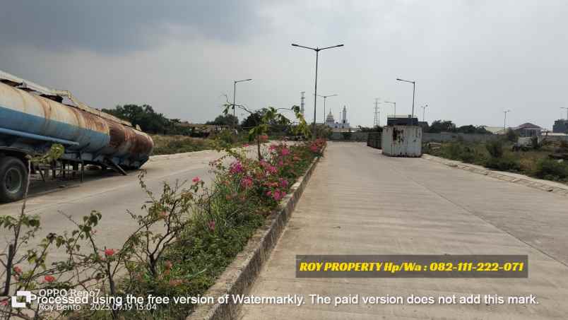 disewakan tanah jl marunda makmur