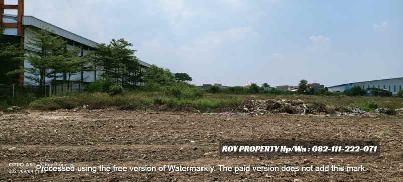 disewakan tanah jl marunda makmur