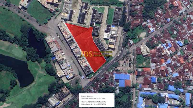 disewakan tanah komplek graha metropolitan