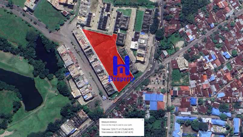 disewakan tanah komplek graha metropolitan