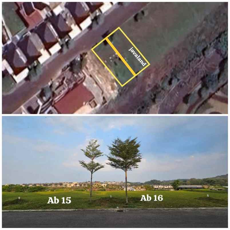 dua bidang tanah kavling di citragrand semarang