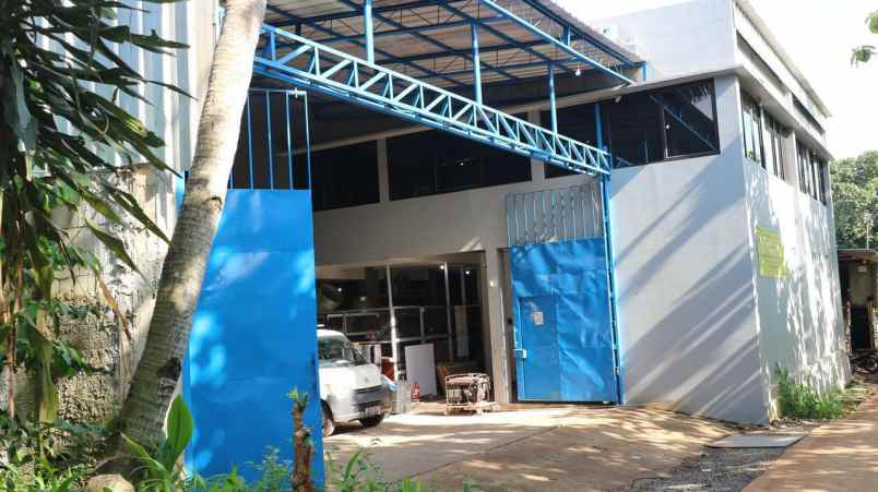 gudang workshop dijual di setu bekasi