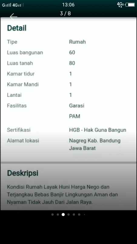 jual rumah pribadi nagreg