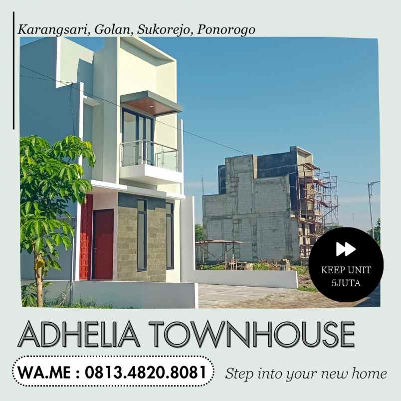 jual rumah terakhir 2 lantai syariah ponorogo