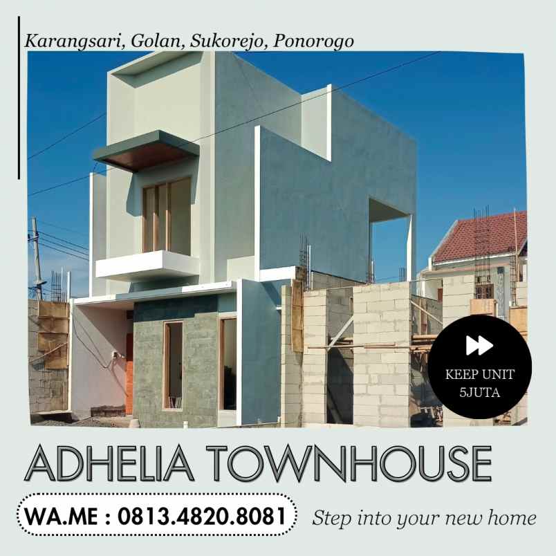 jual rumah terakhir 2 lantai syariah ponorogo