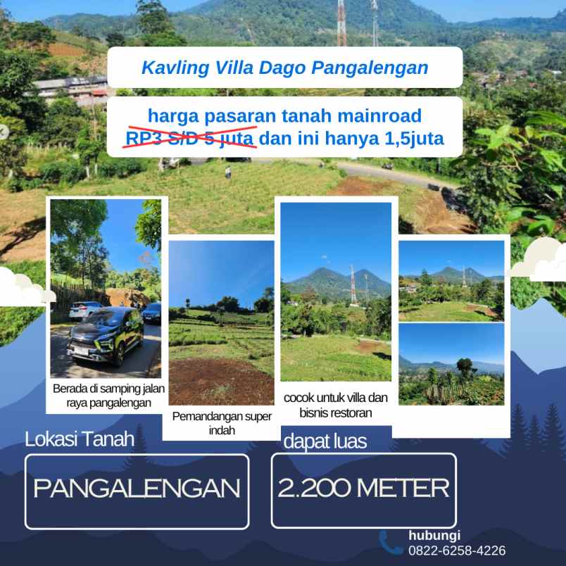 kavling villa dago pangalengan