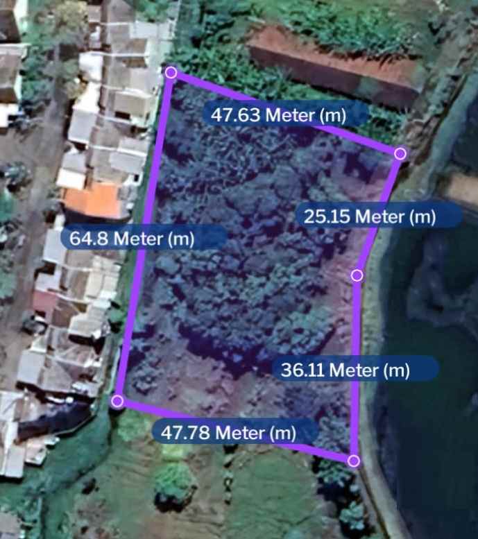 lahan pekarangan buncitan sedati sidoarjo