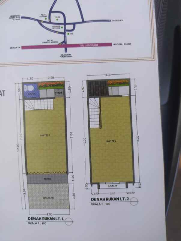 ruko gudang kantor puri harmoni pasirmukti