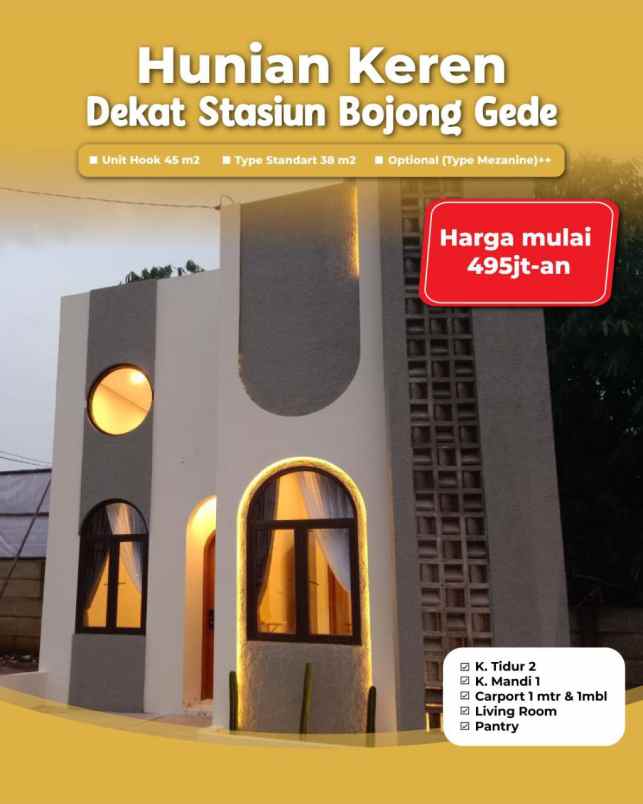 rumah bojonggede bogor