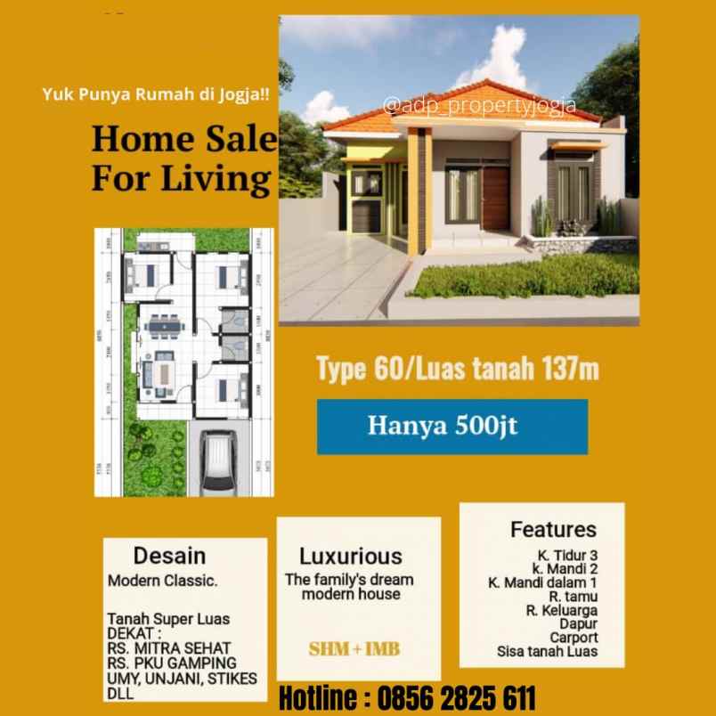 rumah gamping sleman yogyakarta