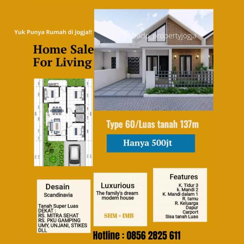 rumah gamping sleman yogyakarta