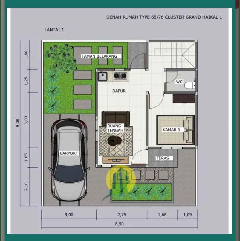 rumah mewah eksklusif di pengasinan sawangan depok