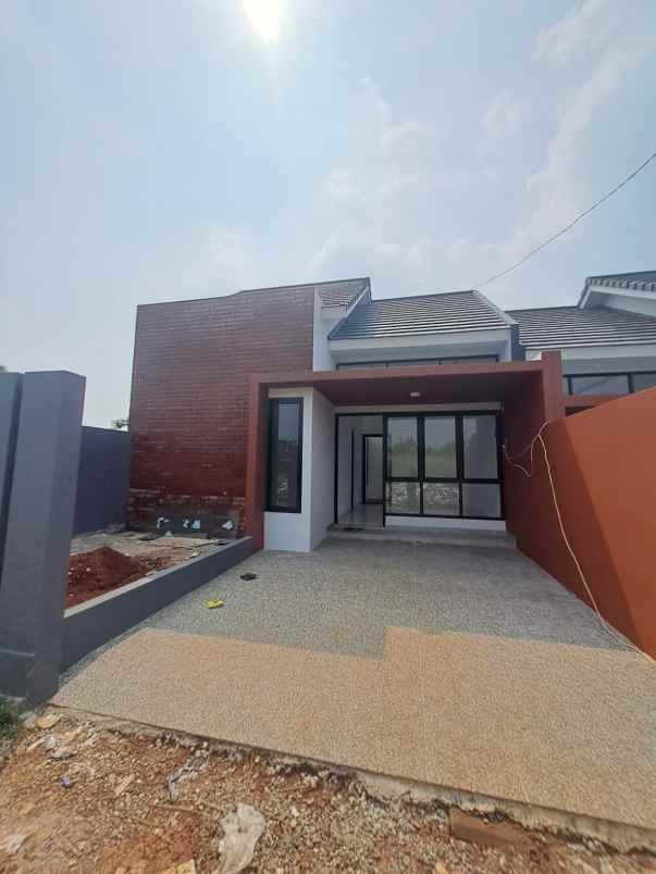 rumah modern minimalis lokasi nyaman di sawangan depok