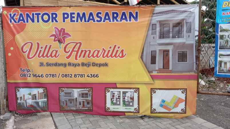 rumah villa amarilis beji depok