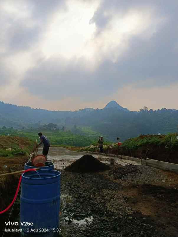 tanah kavling murah bogor shm view pegunungan