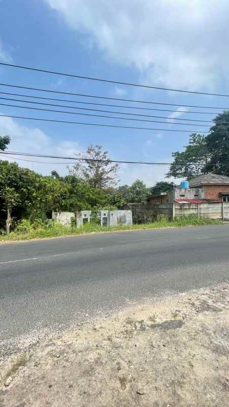tanah lampung pinggir jalan sukadanaham