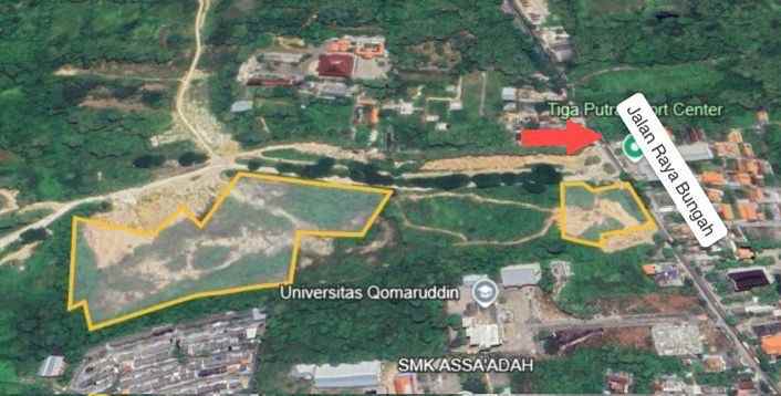 termurah segera lelang tanah gresik nol raya bungah