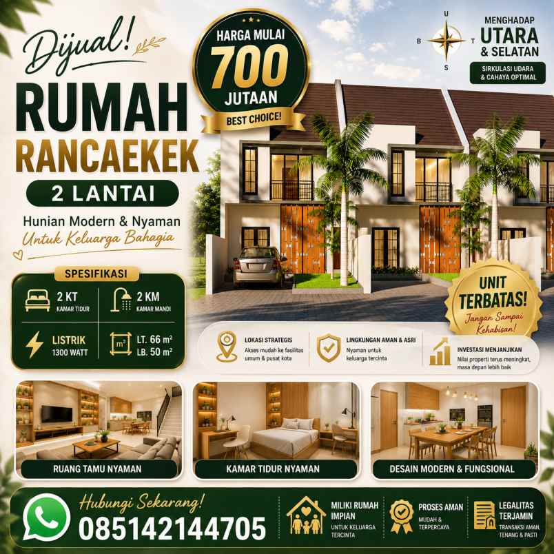 buruan ready unit rumah cluster rancaekek