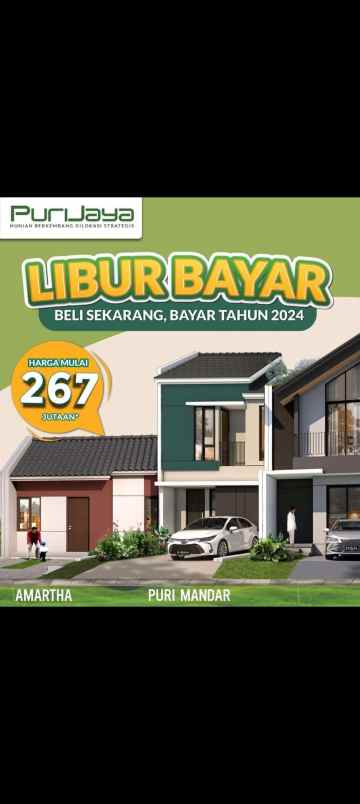 cluster maleo puri jaya pasar kemis dp bisa 0