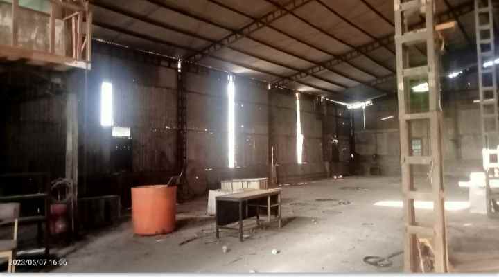 dijual gudang 1200 m2 pedurenan kota bekasi