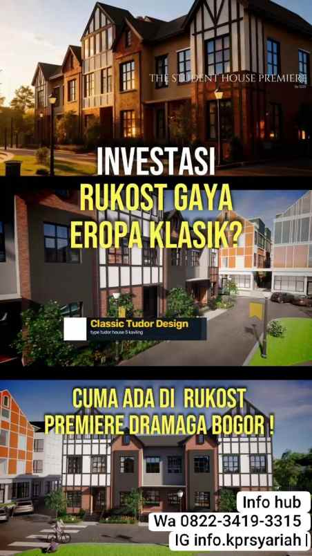 dijual kost dramaga
