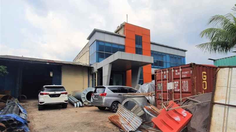 dijual ruko gudang kantor jalan raya inspeksi