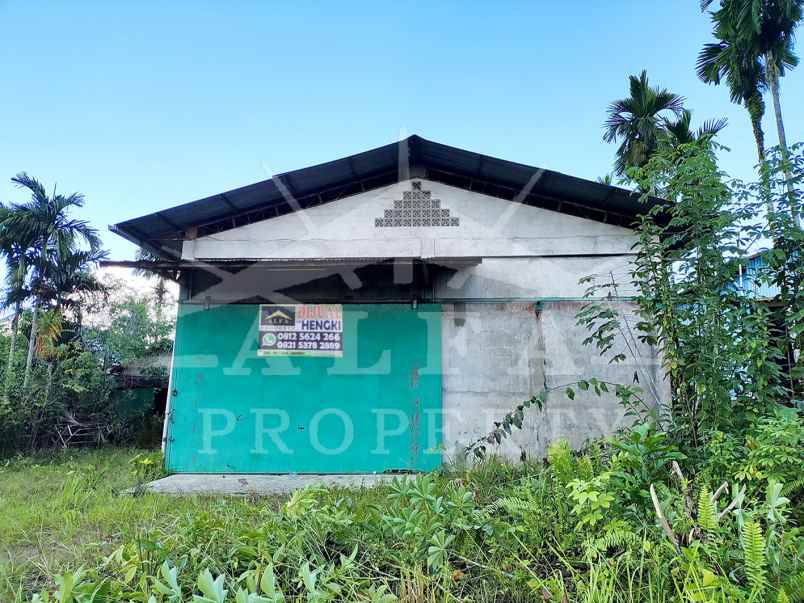 dijual ruko gudang kantor jalan sungai raya dalam