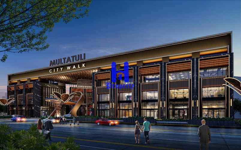 dijual ruko gudang kantor multatuli city walk