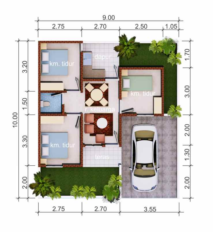 dijual rumah 568j 4m9 argodadi