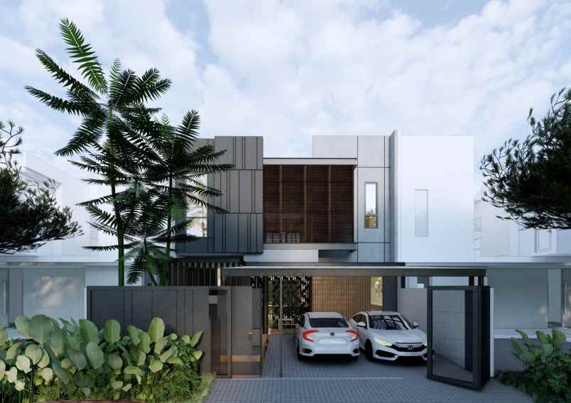 dijual rumah baru araya malang kolam renang pribadi