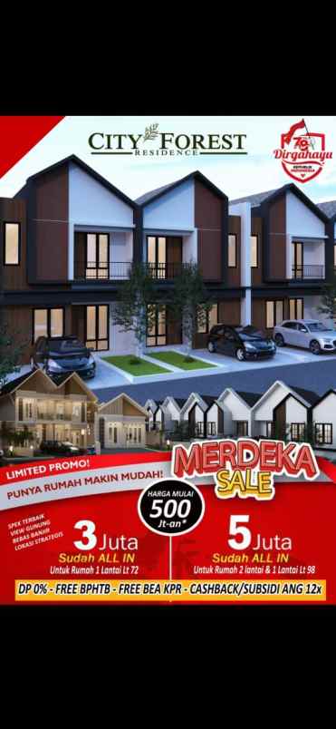 dijual rumah bubulak kec bogor bar kota