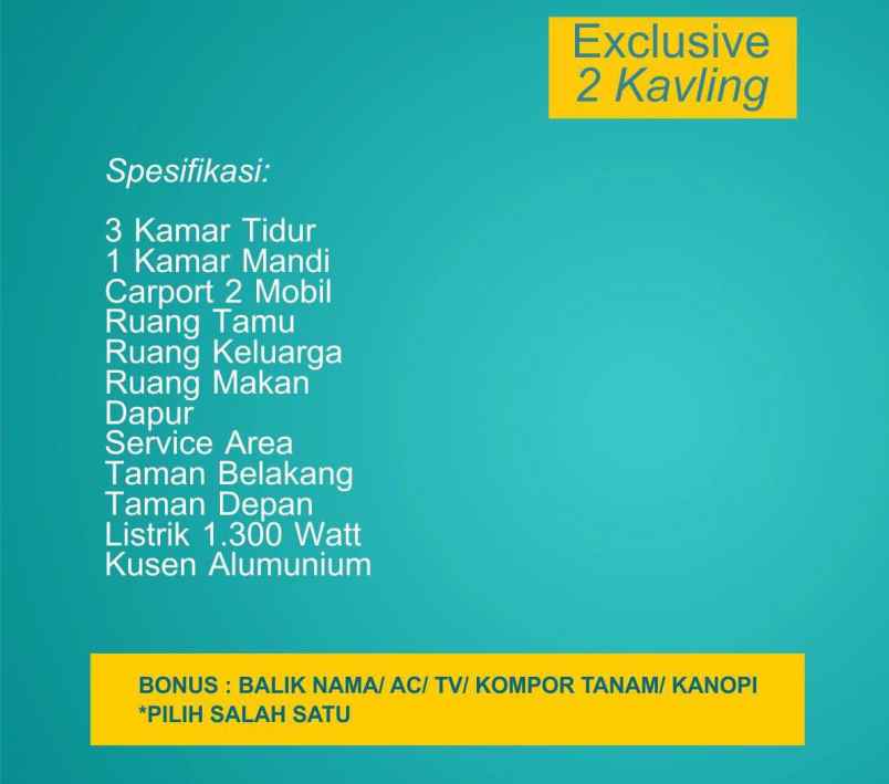 dijual rumah caturharjo