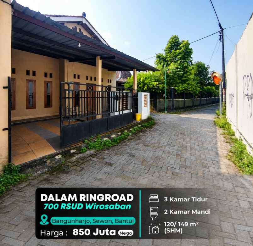 dijual rumah dalam ring road