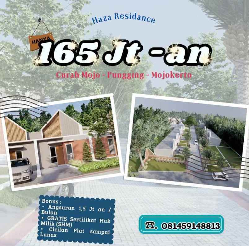 dijual rumah desa curahmojo pungging