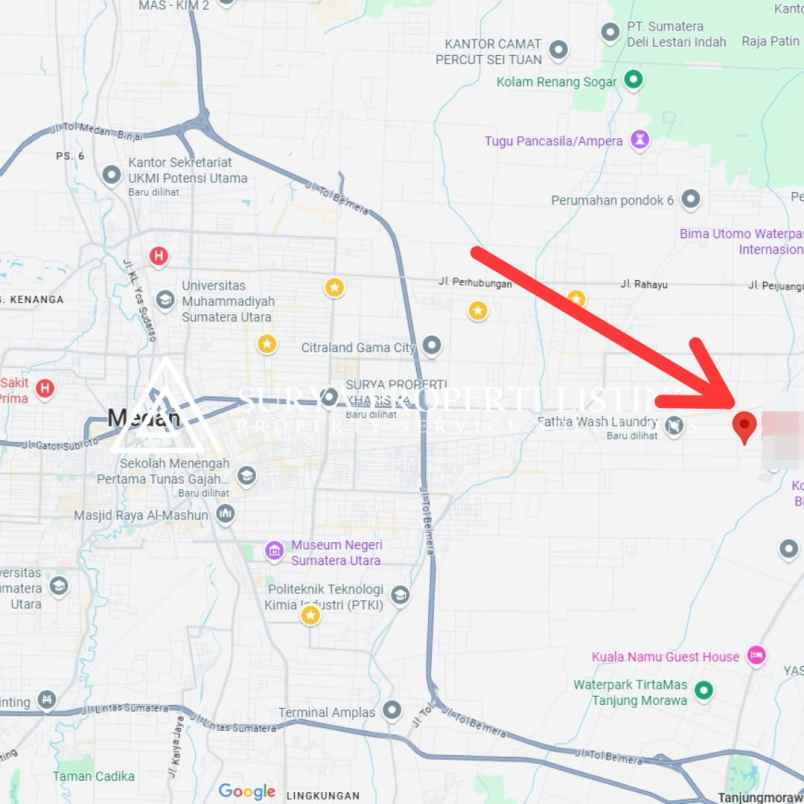 dijual rumah jalan makmur anggrek 10