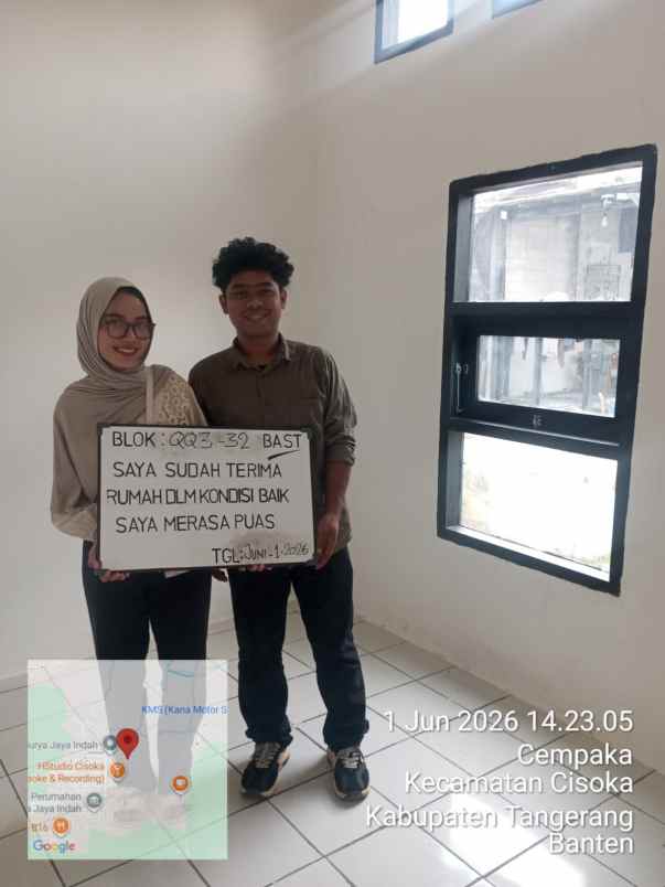 dijual rumah jalan raya megu cisoka