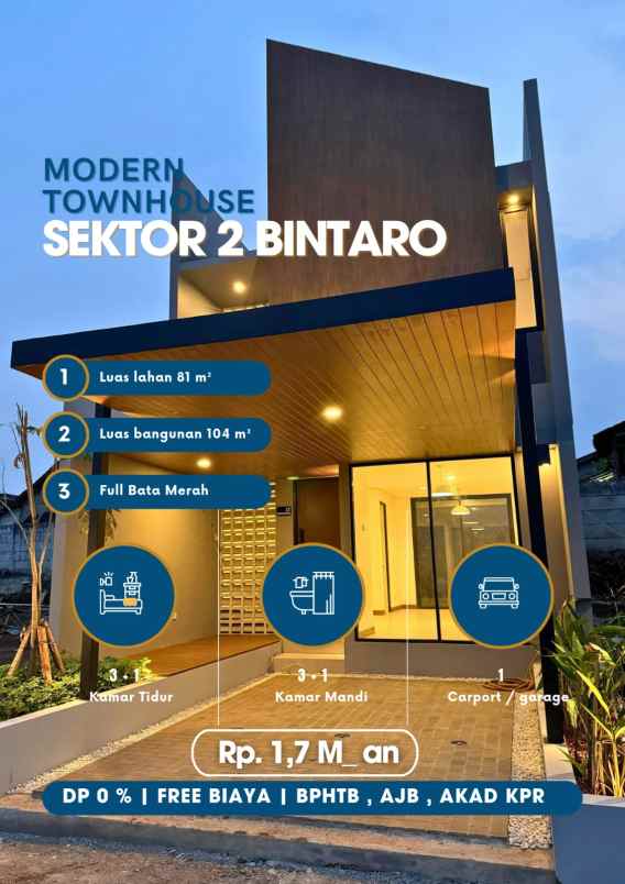 dijual rumah jalan raya rengas bintaro