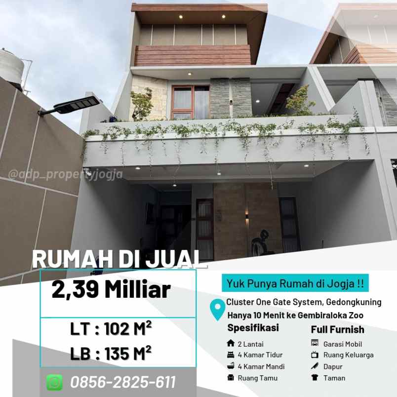 dijual rumah jl gedongkuning