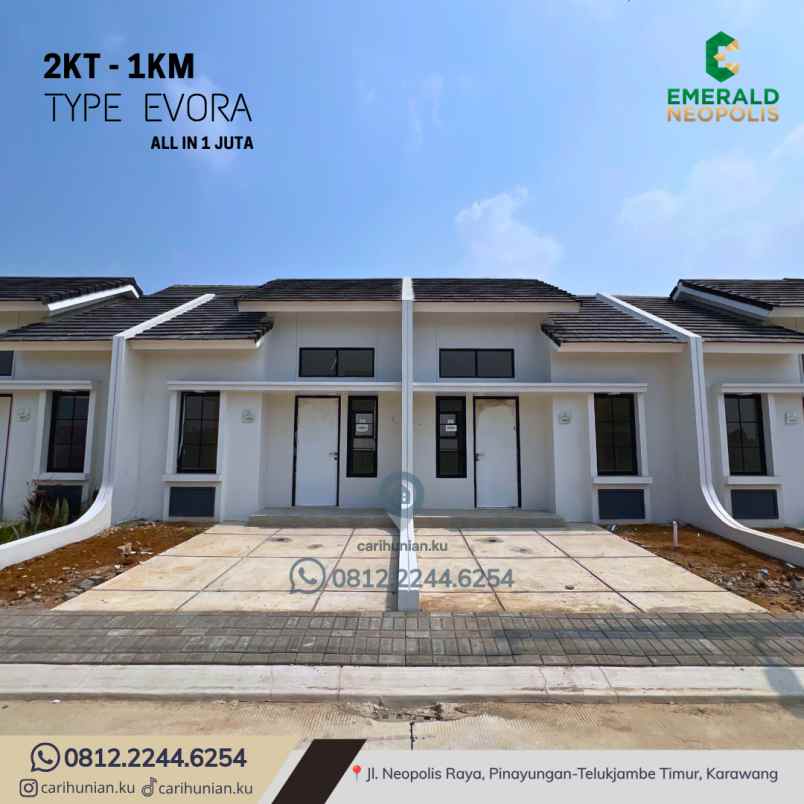 dijual rumah jl neopolis raya